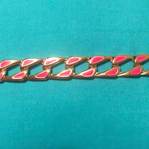 Vintage Pink and Gold Choker - Picture 1 of 3